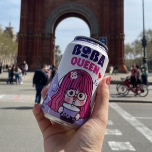 Bebidas de Té con Leche y Burbujas Boba Queen en Lata de 330 ml con Tapioca Boba Taro, Certificación HALAL, Suministro al por Mayor de Bebidas, OEM ODM - Product Image 5