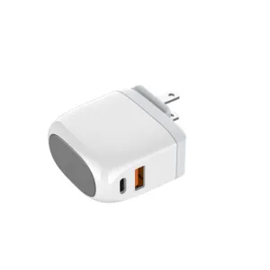 LDNIO A2522C 30W New arrival wholesale phone wall charger high speed pd qc 3.0 iphone 13 wall charger us uk led traveling dual