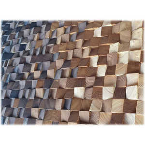 ของตกแต่งผนังทำจากไม้แบบเรียบง่ายแผ่นป้ายติดผนังทำด้วยมือสำหรับตกแต่งบ้าน - Product Image 6