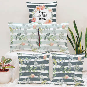 Nouvelle Arrivée Housse de Coussin en Coton Pur aux Couleurs Vibrantes avec une Texture Douce au Toucher pour un Usage Quotidien Salon - Product Image 1