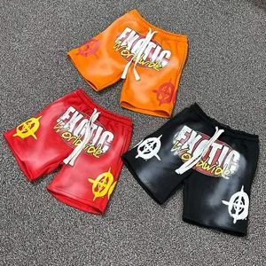 กางเกงขาสั้นสำหรับผู้ชายกางเกงวิ่งกันหนาวสีพื้นพิมพ์ลายโลโก้สำหรับฤดูร้อนเสื้อผ้าแนวสตรีท - Product Image 3