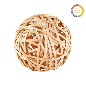 Boules de rotin rondes naturelles les plus vendues pour la décoration intérieure ou les jouets pour animaux de compagnie du Vietnam par 99 Gold Data - Product Image 4