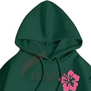 Sudadera con Capucha para Hombre, Estilo Moderno, Color Sólido, Estampado Puff, 100% Algodón, Casual, Invierno, Hombros Caídos, Secado Rápido, Transpirable - Product Image 6