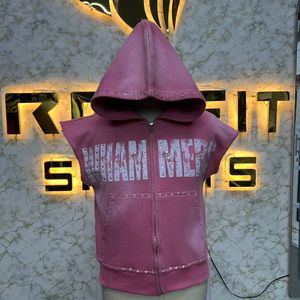 All Color Plus Size New Style Most Demanded Zipper <b>Hoodie</b> <b>Pink</b> Half Sleeve Factory Made Cheap Price Hoodies <b>Men</b> <b>Men's</b> Hoodies - Product Image 1