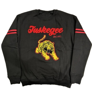 Tuskegee University Sweatshirt Centennial Legacy Tiger Mascot Booker T. Washington Graphic Personnalisé Lavé Été Tricoté - Product Image 1