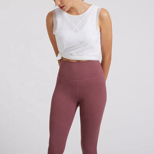 Wholesale cotton Elastic WaistYoga Leggings stylish <b>women</b> <b>yoga</b> <b>pants</b> breathable gym wear casual comfortable fitness - Product Image 2