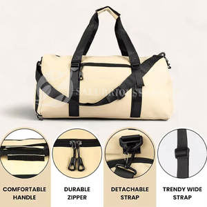 Sac de sport décontracté professionnel avec poignée confortable, tissu en nylon, plusieurs fermetures éclair, capacité de 30 à 40 L, options de logo personnalisé - Product Image 5