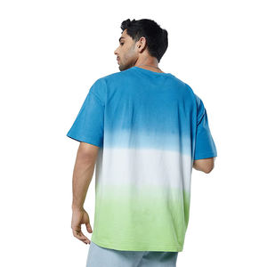 Meilleures ventes T-shirts à manches courtes coupe ajustée pour hommes Tissu doux en coton avec logo personnalisé pour tenue décontractée style pull - Product Image 2