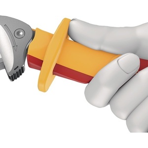 Jeu de clés à fourche Joker 4, métriques 7-19 mm, en acier au chrome-vanadium, qualité industrielle, longueur 270 mm, série WERA 6004 - Product Image 5