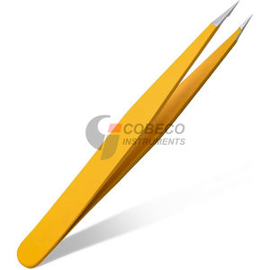 Pinzas Médicas Ligeras de Acero Inoxidable, Pinzas Quirúrgicas de Precisión, Estériles, Rectas y Curvas, para Laboratorio - Product Image 4