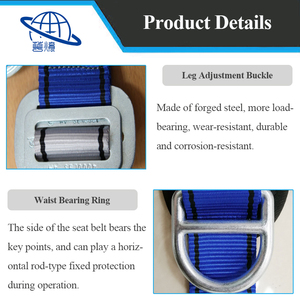 Arnés <span class=keywords><strong>de</strong></span> <span class=keywords><strong>Seguridad</strong></span> con Hebilla <span class=keywords><strong>de</strong></span> Acero y Poliéster con Certificación CE, 4 Anillos <span class=keywords><strong>en</strong></span> D, 140 kg, Arnés <span class=keywords><strong>de</strong></span> <span class=keywords><strong>Trabajo</strong></span> <span class=keywords><strong>en</strong></span> Altura, Arnés <span class=keywords><strong>de</strong></span> <span class=keywords><strong>Seguridad</strong></span> <span class=keywords><strong>de</strong></span> Cuerpo Completo - Product Image 2