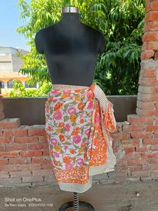 Haute qualité bas quantité minimale de commande personnaliser imprimé femmes plage sarong plage couvrir à vendre en vrac quantité gros Pareos - Product Image 2