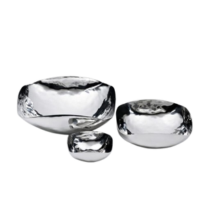 Top Trending Easy Clean Food Grade Metal Servir Bowl Plato de latón de acero inoxidable Comedor Servir Hogar Restaurante Hotel Fiestas - Product Image 4