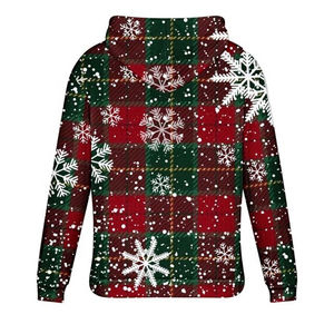 Autumn Style <b>Men's</b> Women's <b>Hoodies</b> <b>Christmas</b> Snowman Santa Claus Sublimation Printed Knitted Street <b>Christmas</b> <b>Hoodies</b> - Product Image 2