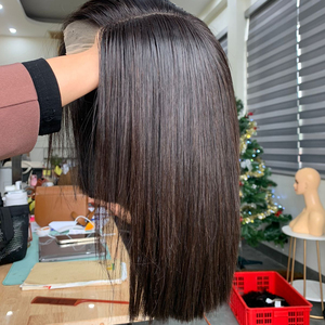 HD dentelle soyeuse droite à cuticules alignées perruque de cheveux prix de gros cheveux de donneur prix de gros toutes les couleurs - Product Image 1