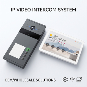 Sistema de Intercomunicación con Videoportero IP 2K de Hiwink, Pantalla Táctil IPS de 7 Pulgadas, Identificación Facial, Control de Acceso NFC, Resistente al Agua IP65, <span class=keywords><strong>Intercomunicador</strong></span> para Viviendas - Product Image 1