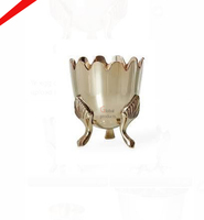 Nuevo Plato Decorativo de Metal Antiguo con Diseño de Huevo para Frutas, Ideal para Decoración de Mesa