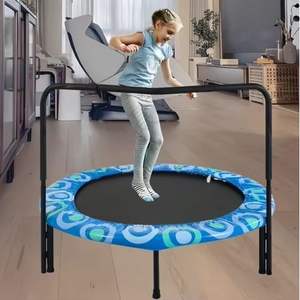 Trampoline pour enfants XTP002, 8 pieds, structure en acier, rond, pour garçons et filles, utilisation intérieure et extérieure, sans filet. - Product Image 5