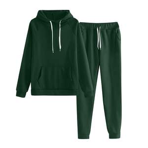 Impression personnalisée Broderie Logo Pullover Jogging Femmes Survêtement Pantalon de survêtement Pas Cher Ensemble Sweat à Capuche et Jogging - Product Image 1