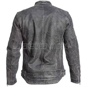 เสื้อแจ็คเก็ตมอเตอร์ไซค์ผู้ชาย ดีไซน์ล่าสุด ปี 2025 บริการ OEM ขายตรงจากโรงงาน - Product Image 4