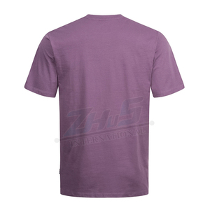 T-shirt manches courtes col ras du cou pour hommes, vêtement de rue de haute qualité, résistant, surdimensionné, en coton, - Product Image 3