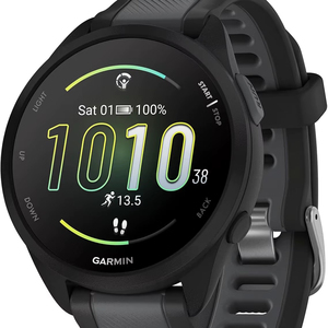 Reloj Inteligente para Correr Garmin Forerunner 165 de la Mejor Calidad, Pantalla AMOLED a Color, Métricas de Entrenamiento y Información de Recuperación, Negro - Product Image 1