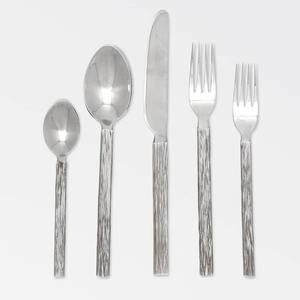 Fabricant professionnel vente directe en acier inoxydable argent poli couverts couverts ensemble d'argenterie pour l'utilisation de fête de mariage - Product Image 4