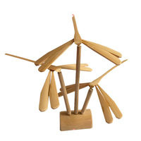 Cadeau d'affaires de style traditionnel, libellule en bambou peinte, artisanat de haute qualité et jouets DIY pour enfants, fabriqué au Vietnam, Noël