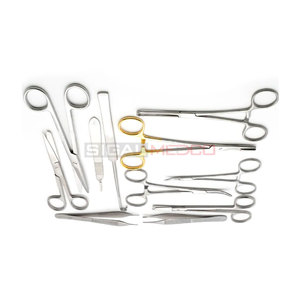 Kit de stérilisation chirurgicale réutilisable, porte-aiguille Olsen Hegar, acier inoxydable allemand, instrument chirurgical vétérinaire pour bétail - Product Image 3