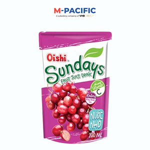 Nouveauté Oishii SUNDAYS Jus concentré Vietnam hydratation quotidienne de qualité supérieure 350ml saveur de raisin prêt à boire - Product Image 5