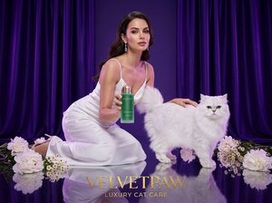 Shampoo pour chat à poils longs VELVETPAW Premium & Shampooing + Après-shampoing 2-en-1 Extrait de camomille Formule soie Pour chats persans et Maine Coon - Product Image 3