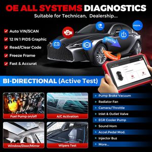 Scanner OBD2 K8 Pro Bluetooth 2026, outil de diagnostic bidirectionnel avec mise à jour gratuite à vie, outil de diagnostic de tous les systèmes 8'' - Product Image 4