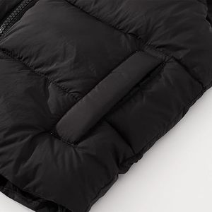 Gilet matelassé court pour femme, fermeture éclair, col montant, sans manches, gilets matelassés courts - Product Image 5