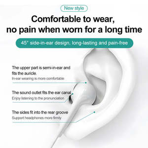 Auriculares USB-C de Alta Calidad con Micrófono, Diseño Compacto y Plegable, Interfaz de 3.5mm, Auriculares Originales con Cable - Product Image 4