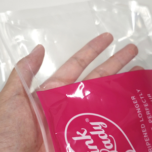 Bolsa de embalaje de alimentos congelados para frutas y verduras con cremallera de plástico transparente personalizada plátano cereza manzana uva - Product Image 6
