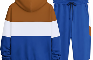 Ensemble de vêtements de sport sur mesure pour hommes et femmes respirant antibactérien 100% coton doux polaire hiver col à capuche solide survêtement - Product Image 6