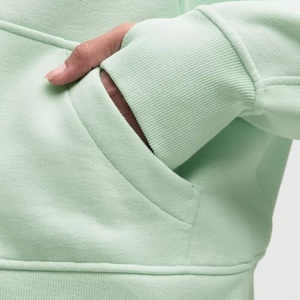 Sudadera con capucha extragrande de algodón pesado de alta calidad, logotipo personalizado, Impresión de soplo de transferencia de calor, sudaderas con capucha para mujer - Product Image 2