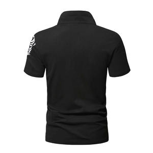 Haute qualité hommes été pour Polo 100% coton haut ras du cou respirant sport broderie imprimé mode revers conception grande taille Polo - Product Image 2