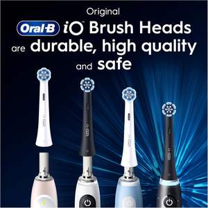 Têtes de brosse de rechange Oral-B iO Original pour gencives sensibles - Noir (lot de 8) - Product Image 6