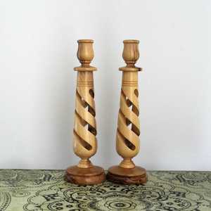 Prêt à expédier 3 Pièces Ensemble Bois Décoratif Ensemble Bougeoir X Mas Jour Offert Logo Personnalisé Maison Bougeoir en Bois X Mas Jour - Product Image 6