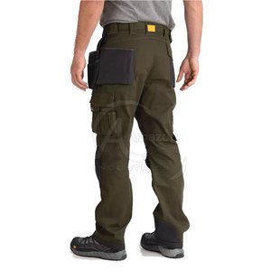 Pantalones de trabajo de seguridad, tela resistente, pantalones duraderos para trabajadores de la construcción, uso en campos industriales y sitios de trabajo - Product Image 3