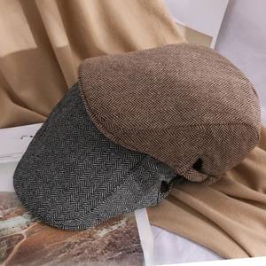 New Arrival Wholesale Breathable Cotton Adjustable Casual Gatsby <b>Hat</b> Newsboy Duckbill Ivy Flat Peaked <b>Beret</b> <b>Hat</b> - Product Image 4