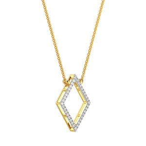Colgante de Diamantes en Forma de Cruz de Oro Blanco de Lujo, Joyería Fina, Colgantes y Dijes, Minimalismo Elegante y Moderno para una Elegancia Contemporánea - Product Image 3