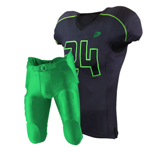 Uniforme de Fútbol Americano Personalizado de Alta Calidad con Manga Corta, 100% Poliéster, Antibacteriano y de Secado Rápido para Hombre - Product Image 3