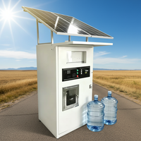 Distributeur d'eau commercial YISO 24/7 avec paiement par pièces, billets, cartes de crédit et QR, traitement de l'eau par UV et ozone, SDK