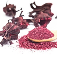 Poudre d'hibiscus naturel au prix de gros de l'Inde emballage personnalisé disponible