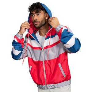 Veste coupe-vent d'hiver pour homme sur mesure Col rond Logo avant Imperméable Séchage rapide Revêtement Streetwear extérieur - Product Image 4