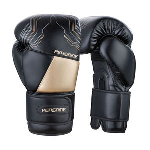 Gants de boxe professionnels en cuir de vachette à dentelle personnalisés Design classique avec poids d'usine pour arts martiaux - Product Image 3