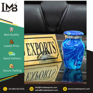 Expertos en venta de urna de cremación de recuerdo de aluminio/latón de estilo europeo/americano, suministros funerarios, urnas para cenizas conmemorativas - Product Image 5