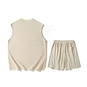 Conjunto de Verano Informal y Transpirable para Hombre, Sin Mangas, para Vacaciones y Gimnasio, de Alta Calidad - Product Image 6